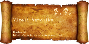Vizeli Veronika névjegykártya